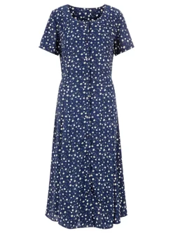 Sommerkleid mit Bindebändern, figurumspielend