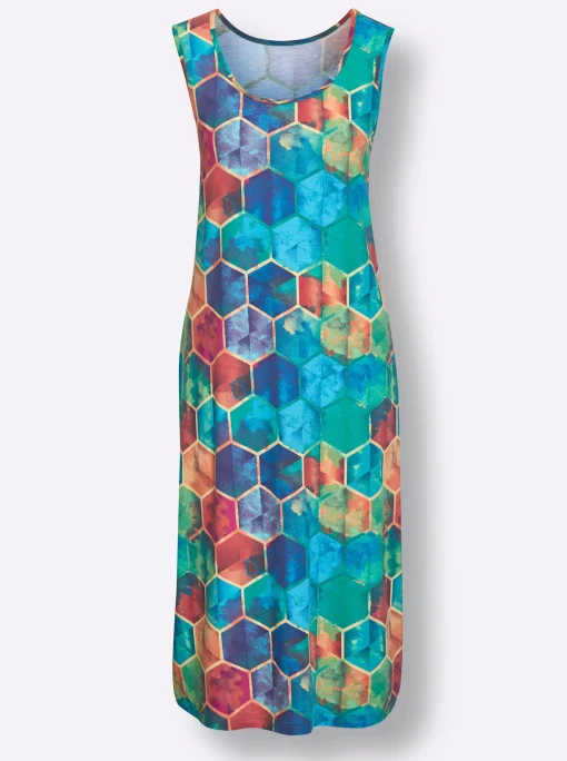 Sommerkleid mit breiten Trägern