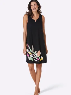 Sommerkleid mit Dekospange am Ausschnitt
