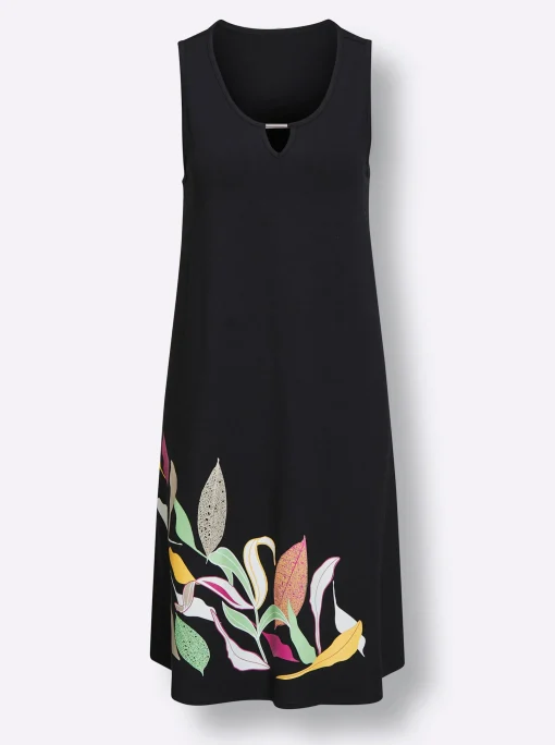 Sommerkleid mit Dekospange am Ausschnitt