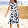 Sommerkleid mit Rundhals-Ausschnitt