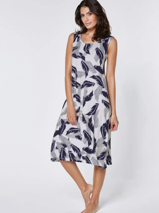 Sommerkleid mit Rundhals-Ausschnitt