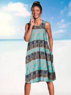 Sommerkleid mit seitlichen Taschen