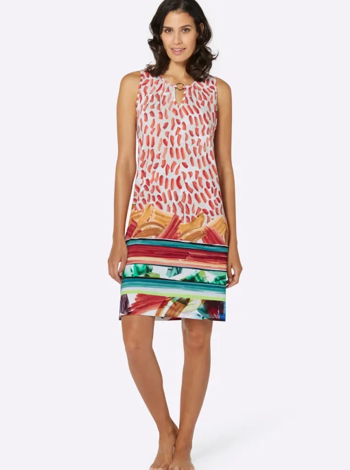 Sommerkleid mit Tropfen-Ausschnitt