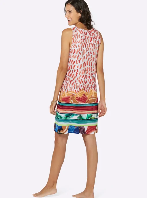Sommerkleid mit Tropfen-Ausschnitt