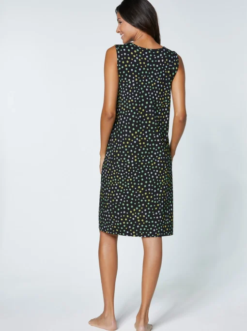 Sommerkleid mit Tupfen-Dessin