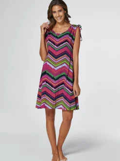 Sommerkleid mit Zugband an den Schultern