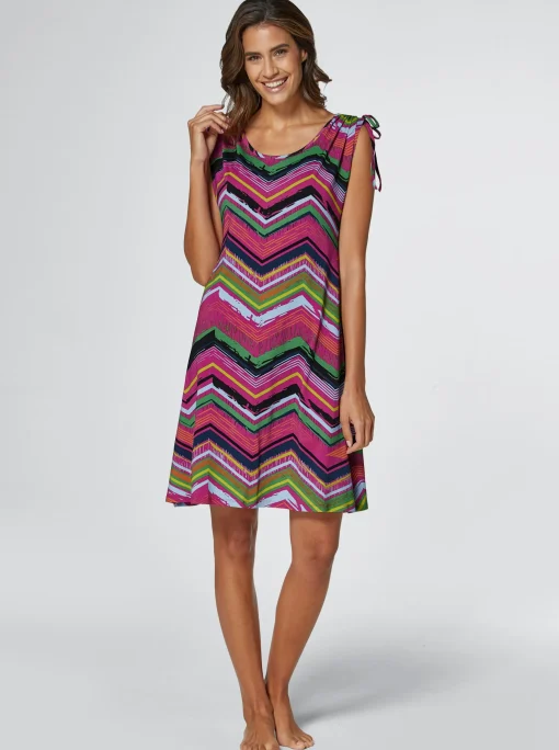 Sommerkleid mit Zugband an den Schultern