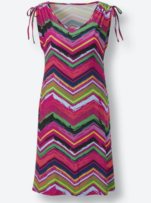 Sommerkleid mit Zugband an den Schultern