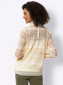 Spitzenbluse inklusive blickdichtem Top