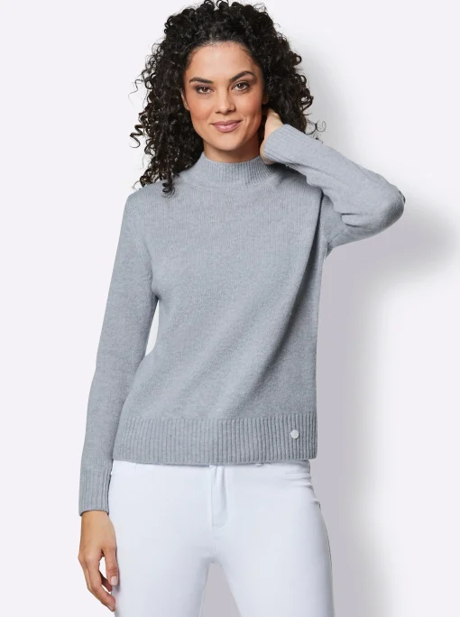 Stehkragenpullover