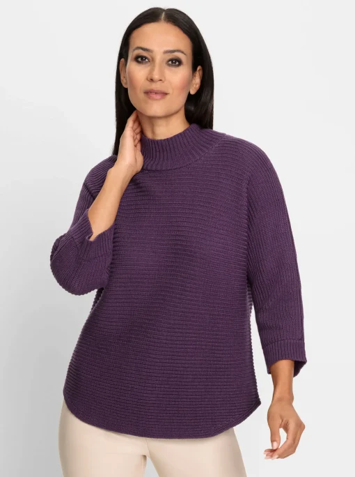 Stehkragenpullover
