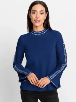 Stehkragenpullover