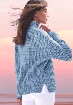 Stehkragenpullover