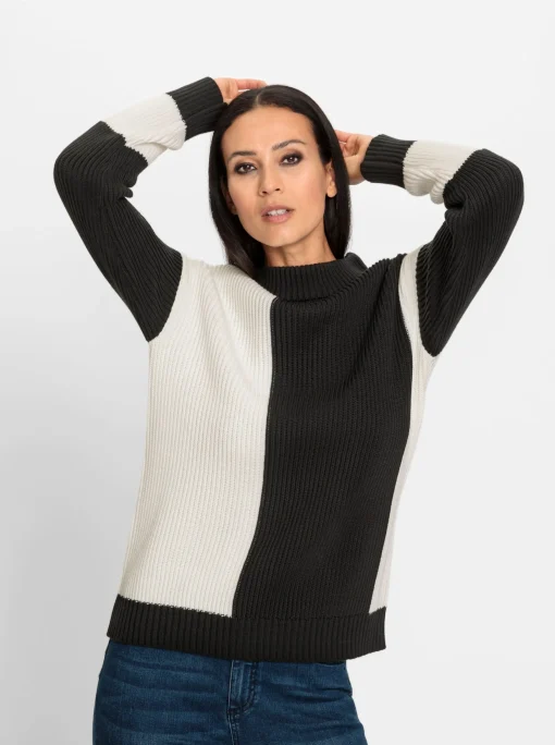 Stehkragenpullover