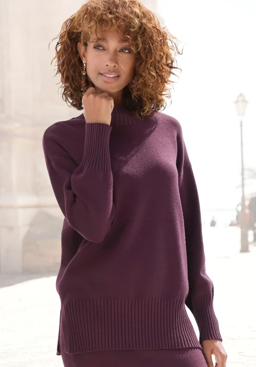 Stehkragenpullover