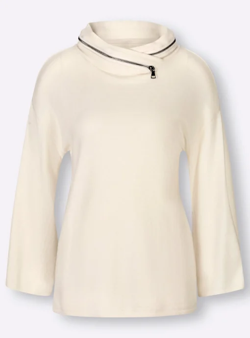 Stehkragenpullover
