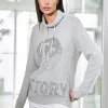 Stehkragenpullover mit Glitzer-Details