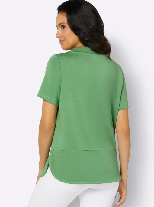 Stehkragenshirt