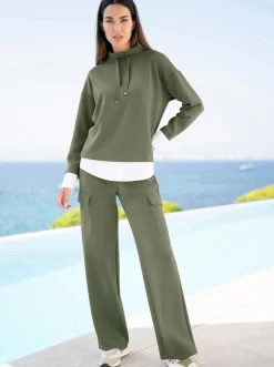 Stehkragenshirt in 2-in-1 Optik