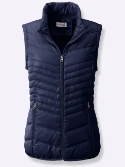 Steppjacke mit abzippbaren Ärmeln