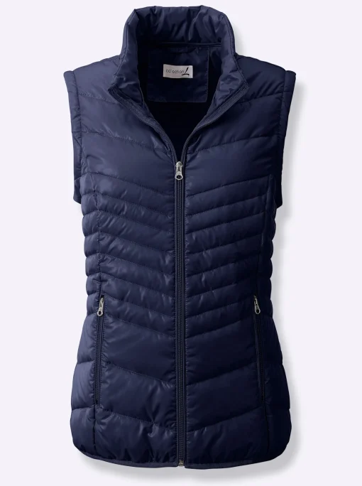Steppjacke mit abzippbaren Ärmeln