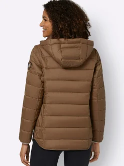 Steppjacke mit abzippbaren Ärmeln