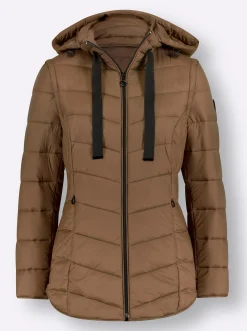Steppjacke mit abzippbaren Ärmeln