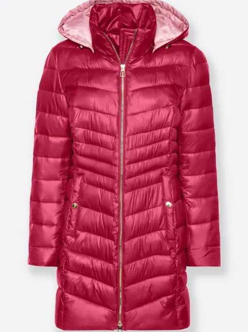 Steppjacke mit dezentem Glanz