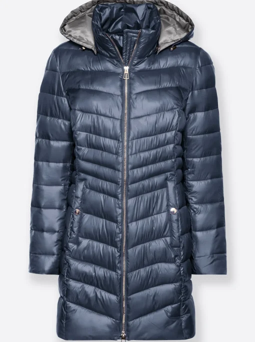 Steppjacke mit dezentem Glanz