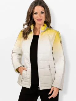 Steppjacke mit Farbverlauf