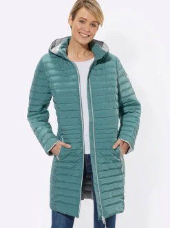 Steppjacke mit Kapuze, abnehmbar