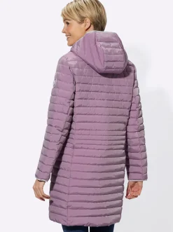 Steppjacke mit Kapuze, abnehmbar