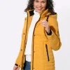 Steppjacke mit Ripsband-Verzierung