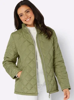 Steppjacke mit Sandwich-Stepp und Wattierung