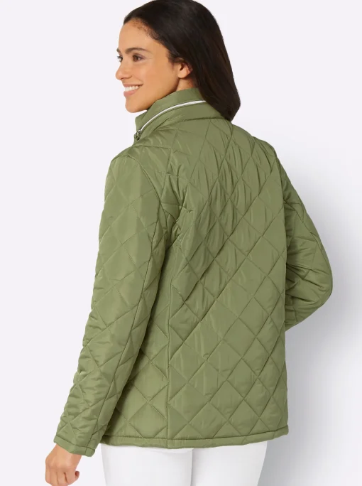Steppjacke mit Sandwich-Stepp und Wattierung