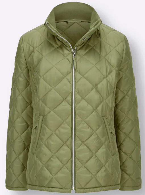 Steppjacke mit Sandwich-Stepp und Wattierung
