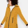 Steppjacke mit seitlichen Reißverschlüssen