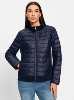 Steppjacke mit Stretch-Einsätzen