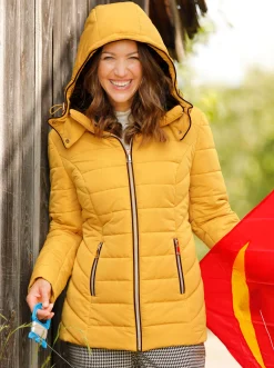 Steppjacke mit Teddy-Fleece innen