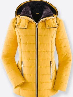 Steppjacke mit Teddy-Fleece innen