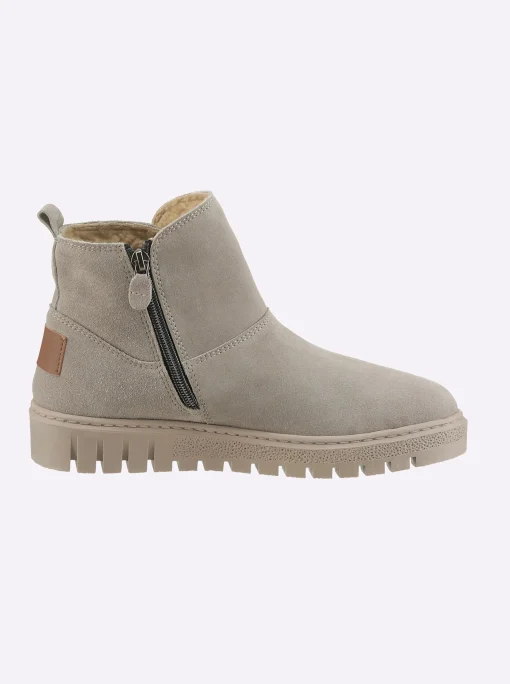 Stiefelette mit seitlichem Reißverschluss