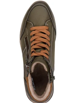 Stiefelette mit Ziernähten