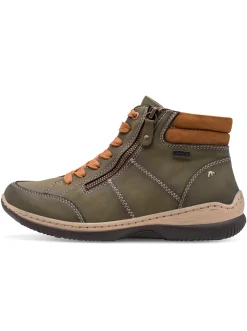 Stiefelette mit Ziernähten