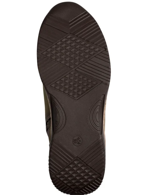 Stiefelette mit Ziernähten