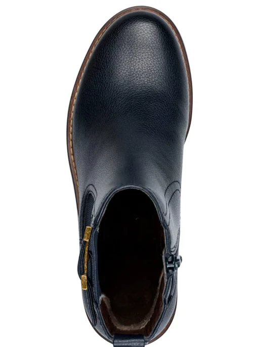 Stiefelette mit Zierriegel