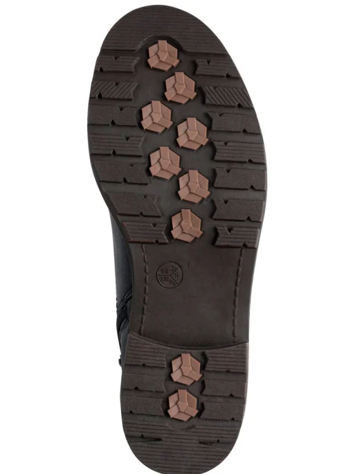 Stiefelette mit Zierriegel