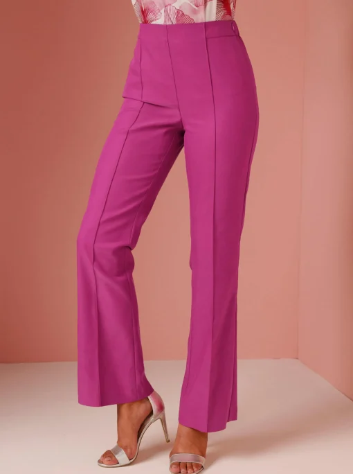 Stoffhose mit weitem Bein, Lyocell-Qualität