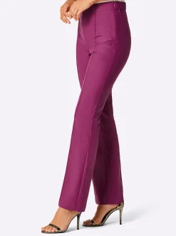 Stoffhose mit weitem Bein, Lyocell-Qualität