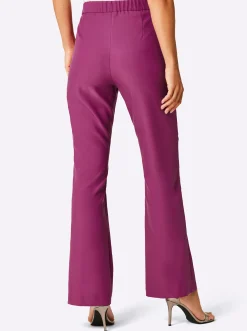 Stoffhose mit weitem Bein, Lyocell-Qualität